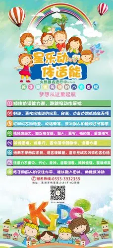 星乐动儿童体适能 展板