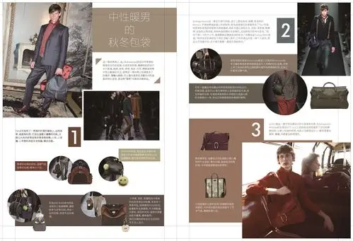 2015年为利郎店内的《简约men》制作的杂志排版