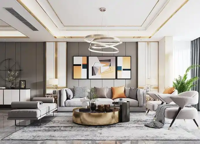 现代轻奢客厅