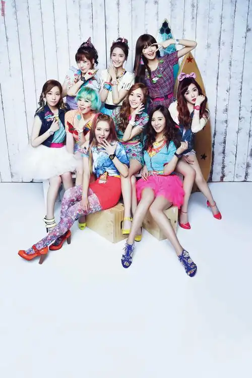 求少女时代这张高清大图感谢!