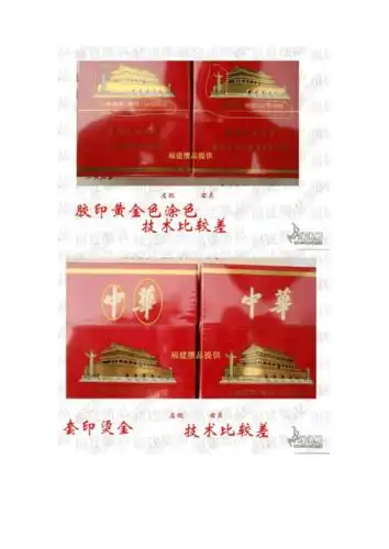 解析09新版硬中华香烟假冒特征及真假对比图不同处.doc 19页