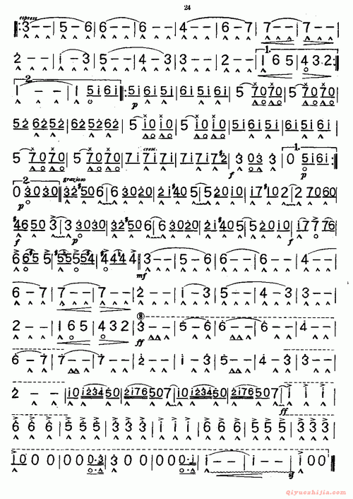 口琴谱溜冰圆舞曲