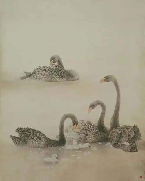 刘金保唯美作品欣赏--黑天鹅