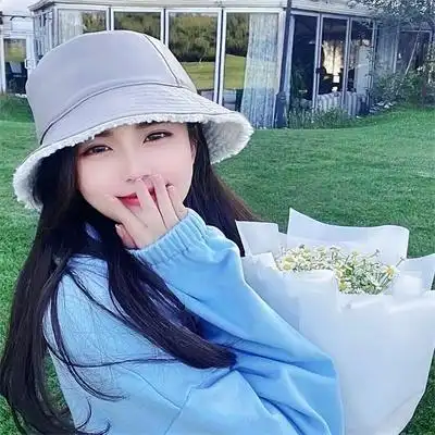 清纯女生头像侧脸长发唯美女头像超仙图片