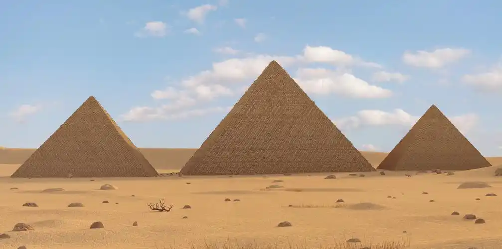 埃及金字塔景观3d模型