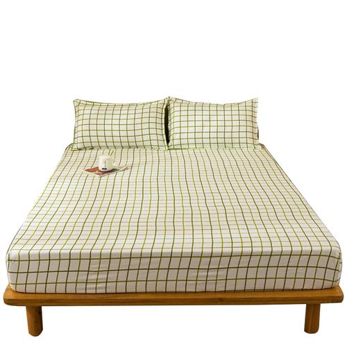 床笠床罩单件夏季床垫保护罩席梦思防尘套罩固定防滑纯水洗棉床单