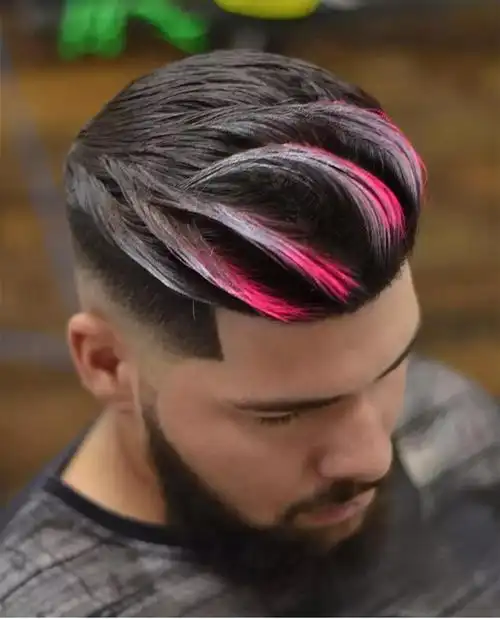 男士色彩渐变发型