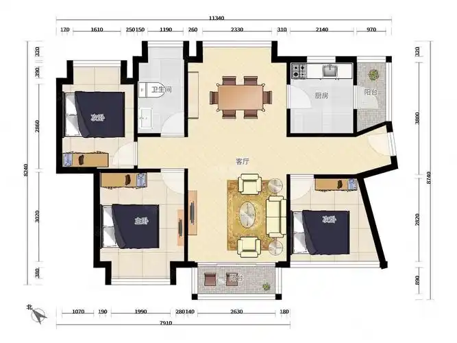 半岛城邦(三期)二手房,0万,3室2厅,1卫,89.8平米-深圳安居客