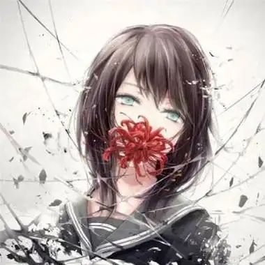 高冷女生彼岸花血瞳头像 女生头像图片大全 -【爱个性】