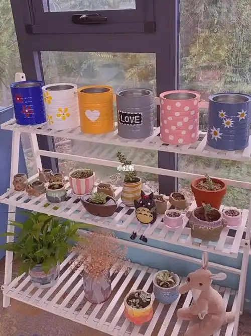 废物利用改造奶粉桶73