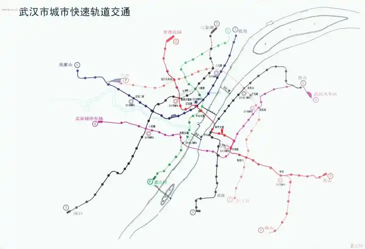 武汉2025年地铁规划图