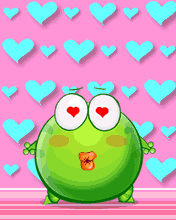 图片名称:176x220搞笑青蛙手机动画