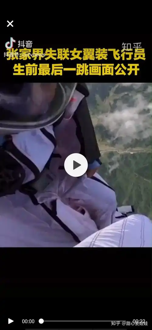 翼装飞行女生的遗体有专业人士出门分析吗没看懂那个黑色条纹是腿还是