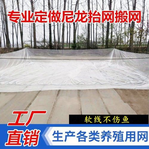 尼龙箱式抬网鱼塘全自动搬网大型抬鱼网电动提网吊网水库捕鱼渔网