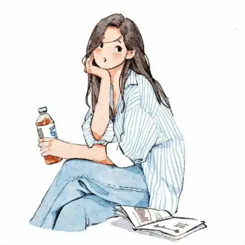 女生头像##插画#  小清新插画头像