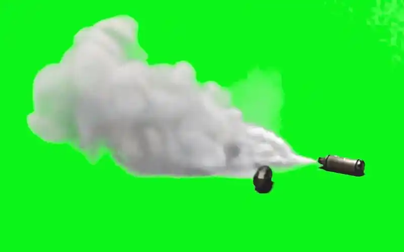绿幕抠像烟雾弹视频素材
