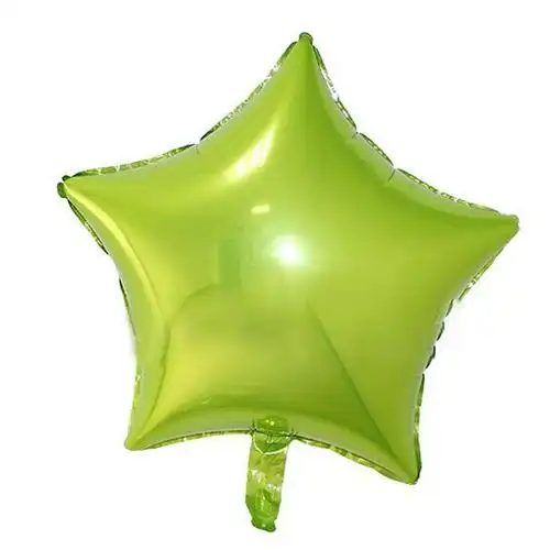 18寸五角星形铝膜气球 星星铝箔气球 生日party 婚庆光板铝箔气球