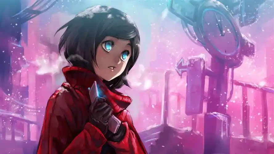 街头女孩-动漫主题桌面壁纸