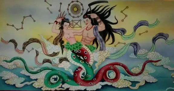 昔宇宙初开之时,有女娲兄妹二人,在昆仑山,而天下未有人民.