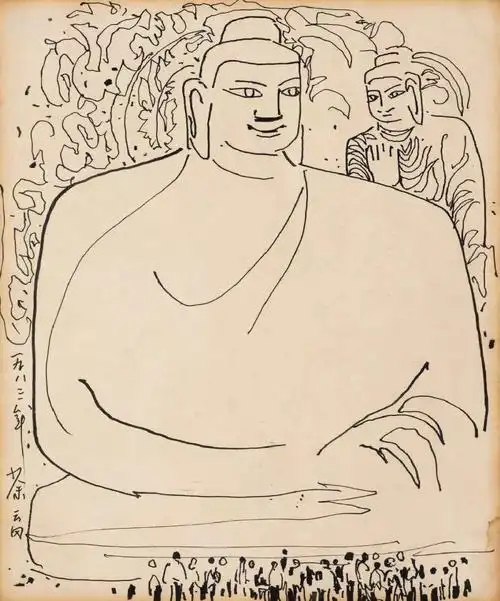 吴冠中速写两张这价拍的挺不错了吧