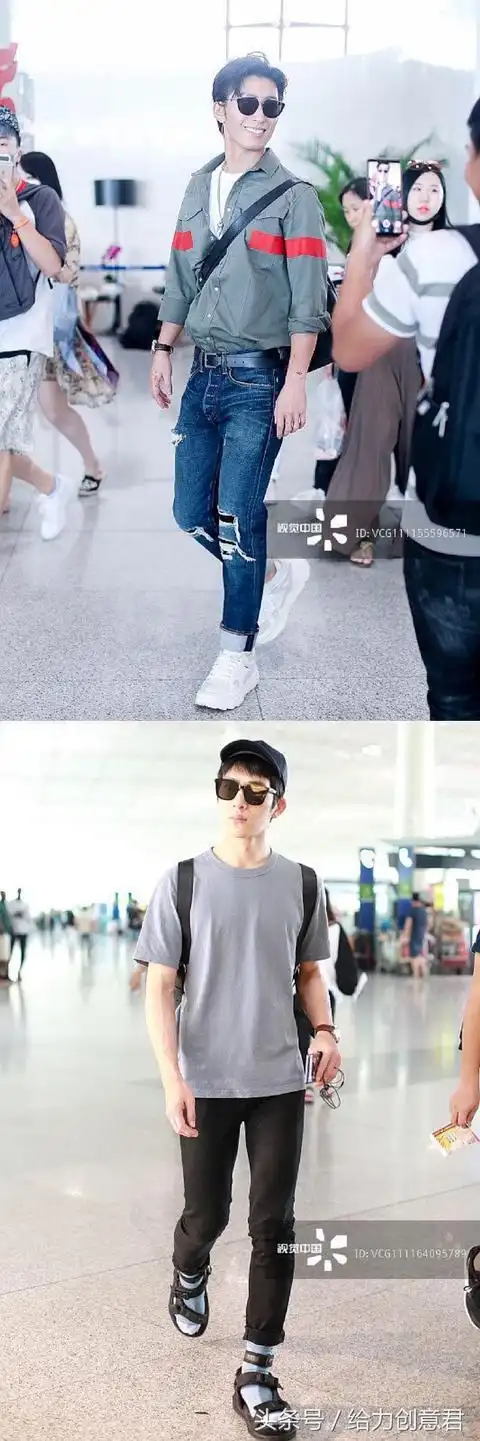 比例很神奇娱乐圈男明星183cm身高全身图比例如何一眼就知道