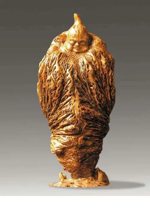 化腐朽为神奇品味魏夫昌的灰树根艺