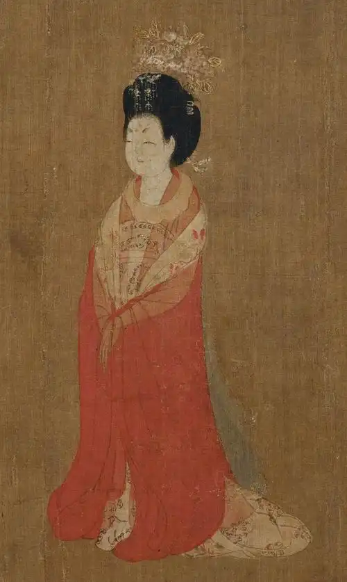 簪花仕女图局部5