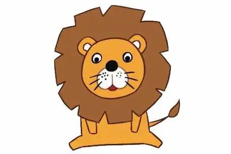 狮子简笔画