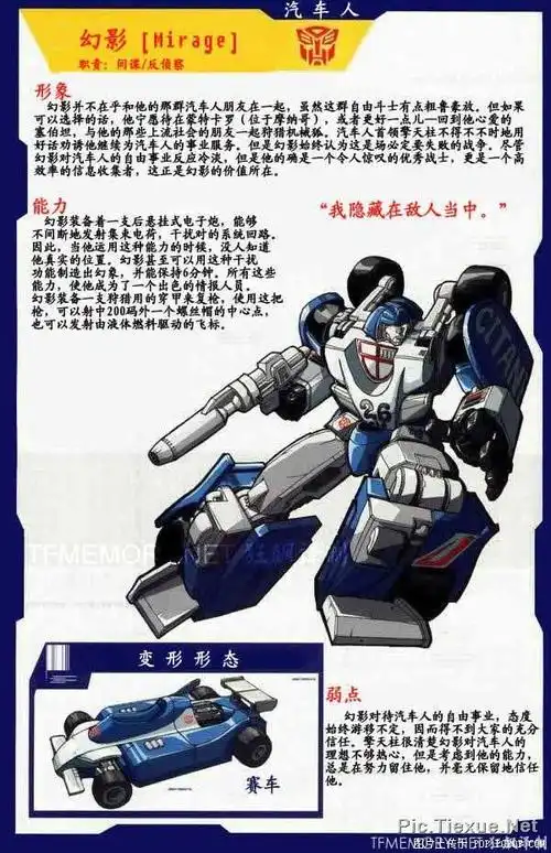 变形金刚人物介绍(图集)--博派