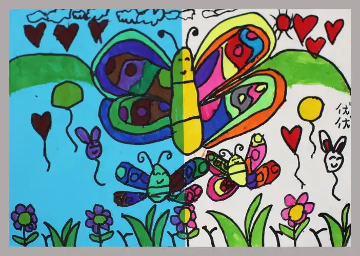 《蝴蝶花园》  幼儿组  高毓