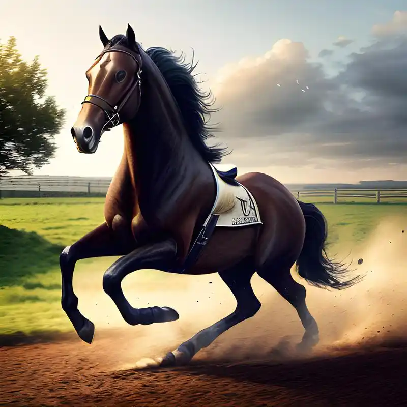 一匹奔腾的骏马,在辽阔的大地上飞奔(三)