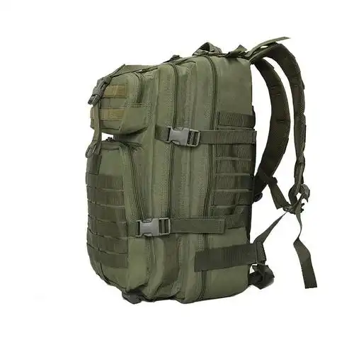 p迷彩背包男女战术双肩包大容量多功能书包徒步旅行登山包背囊