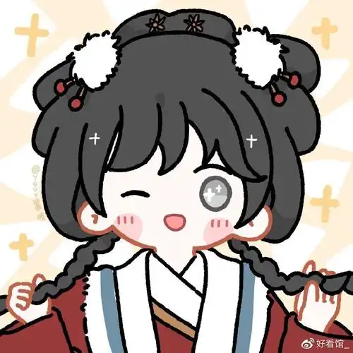 新年头像新年情侣头像2021红色可爱2021新年红色喜庆女生头像2021