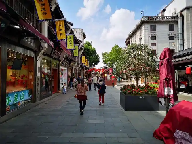 杭州的河坊街景