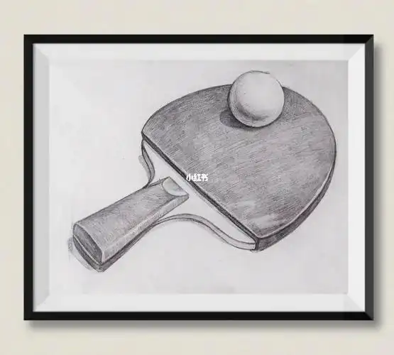 少儿美术素描球拍