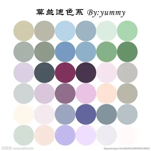 莫兰迪色系图片