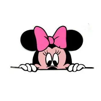 米妮头像可爱简笔画