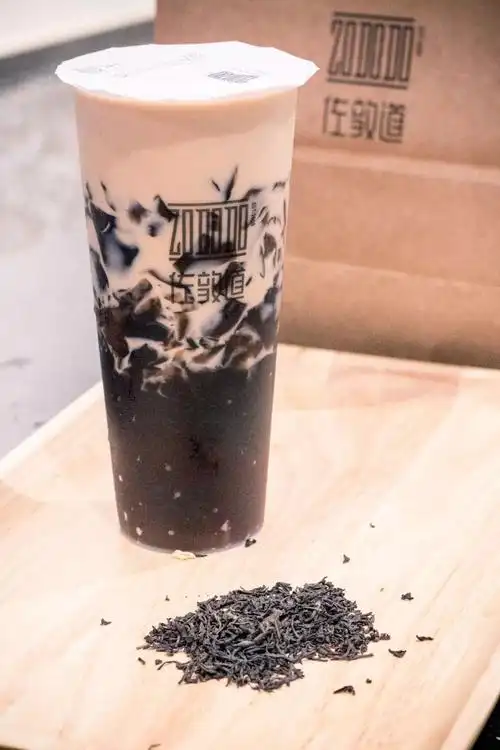 仙草清香滑嫩,炭烧奶茶浓郁回香,nice!