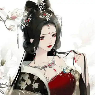 女生古风动漫头像冷艳动漫二次元女生头像唯美