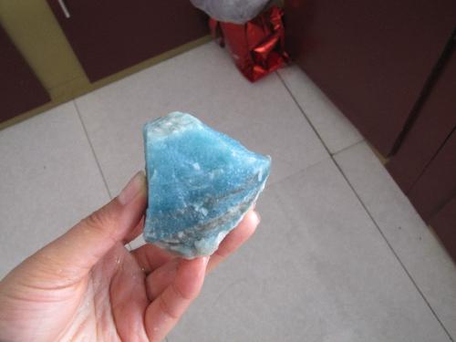 贵州多彩玉贵翠天河石石英岩原石毛料水头足支持鉴定量大从优包邮