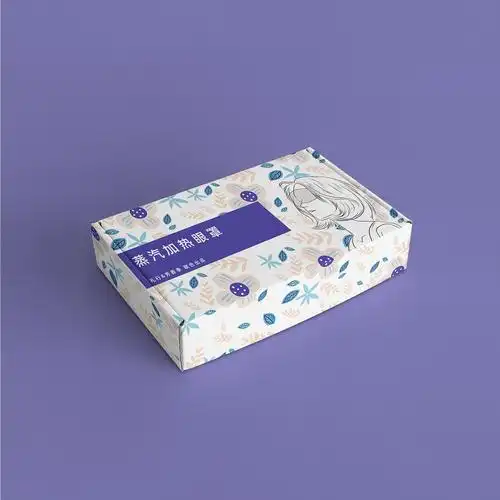 加热眼罩类产品的外包装盒子设计