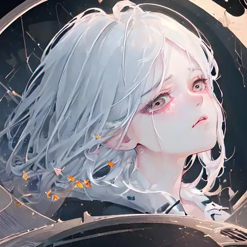 好看的丧系头像女生