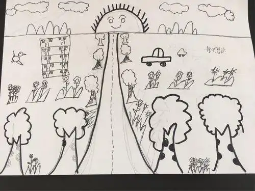 昨天今天明天幼儿简笔画