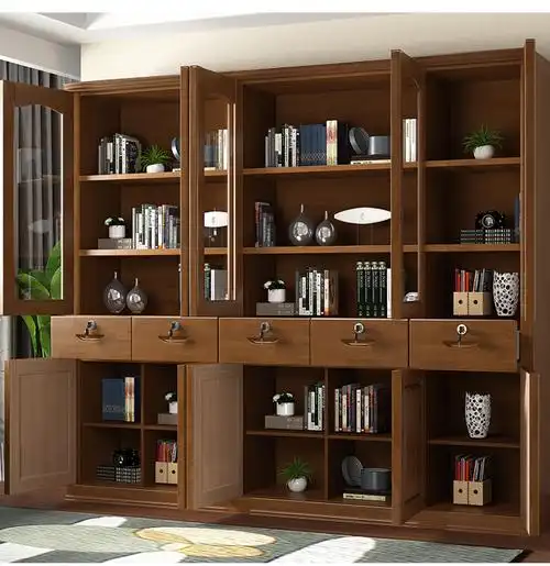 檀星星 类别:书柜 型号:8822# 家装风格:现代中式 家具材质:人造板