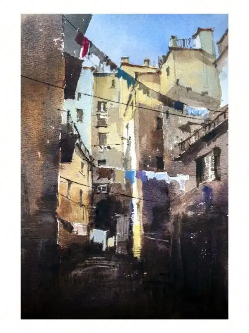 今天的水彩建筑