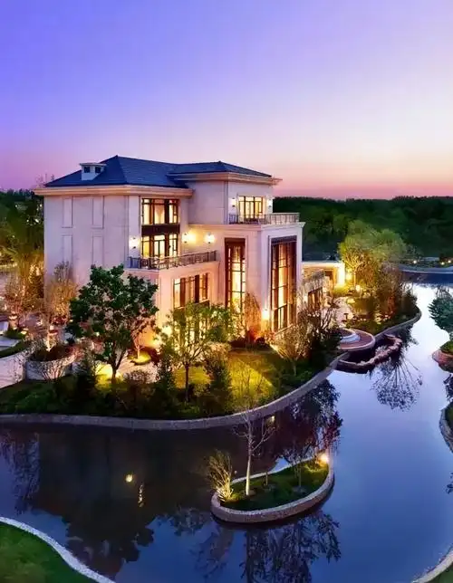 五套千万级的大理石装修的法式别墅豪宅,华贵大气