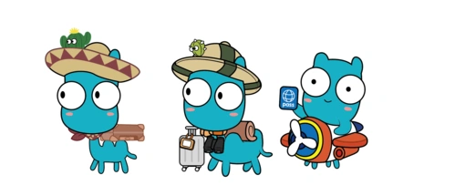 物设计卡通ip形象设计q版角色设计吉祥物卡通形象设计案例背景类目:去