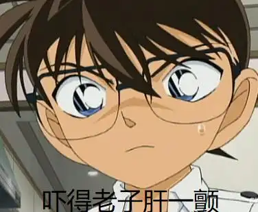 名侦探柯南 搞笑 文字表情包 逗 动漫