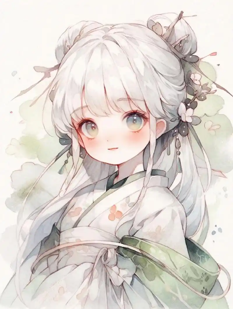 q版古风女生头像