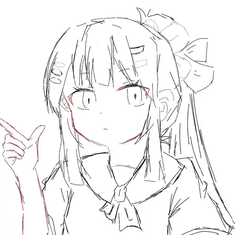 摸鱼.#别盗 #指绘 在小红书看上面看到了几个手绘头像,觉得 - 抖音